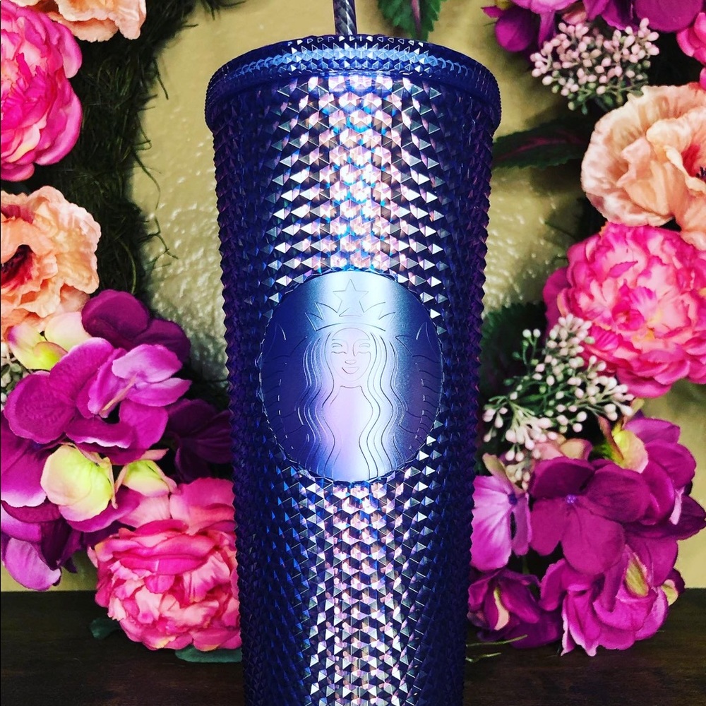 Disneyland Starbucks Iridescent Purple Studded Tumbler